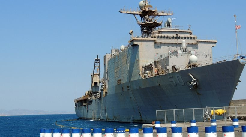 Απέπλευσε από τη Ρόδο για τις ΗΠΑ το αμερικανικό πολεμικό πλοίο «Carter Hall»